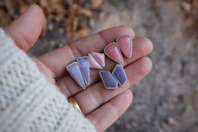 Load image into Gallery viewer, Lavender Studs 1