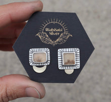 Load image into Gallery viewer, Little Moon Studs