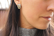 Load image into Gallery viewer, Little Moon Studs