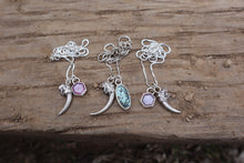 Load image into Gallery viewer, Owl Talon with Angel Wing Variscite