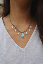 Load image into Gallery viewer, Lavender Pearl Necklace