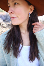 Load image into Gallery viewer, Lapis & Opal Studs