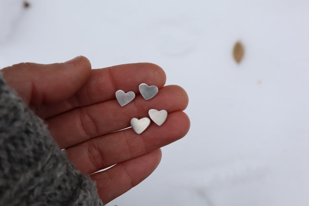Heart Studs