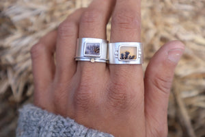 Silhouettes Ring (size 9.25-9.5)