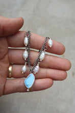 Load image into Gallery viewer, Lavender Pearl Necklace
