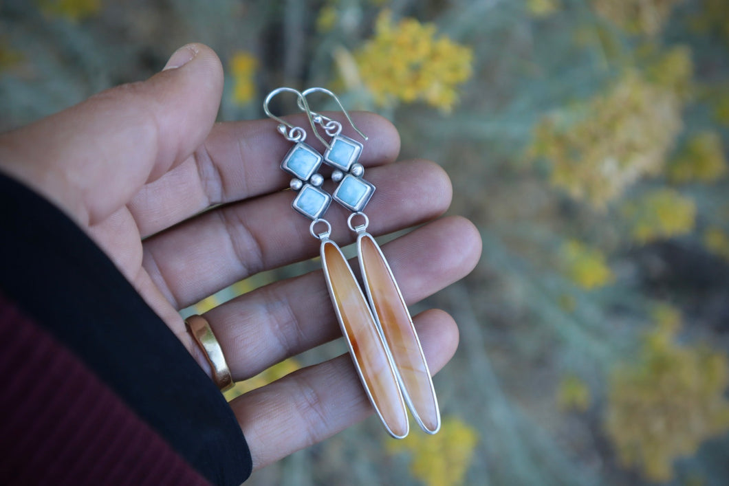 Box Elder Autumn Earrings