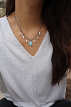 Load image into Gallery viewer, Lavender Pearl Necklace
