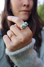 Load image into Gallery viewer, Signet Tri-Stone (6.5)
