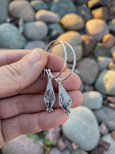 Winter Whisper Hoops
