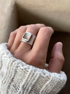 (Size 7.25-7.5) Light Whisperer Ring